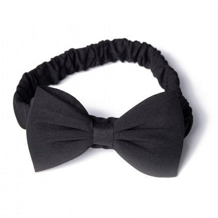 Black Vintage Bow Detail Headband