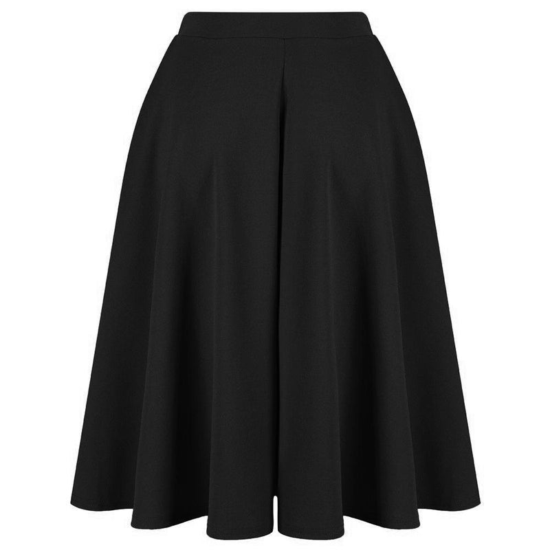 Black 1950s Vintage Rockabilly Swing Skirt – Pretty Kitty Fashion
