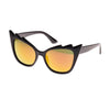 Black And Yellow Cat Eye Gotham Style Vintage Sunglasses
