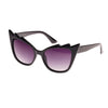 Black Cat Eye Gotham Style Vintage Sunglasses