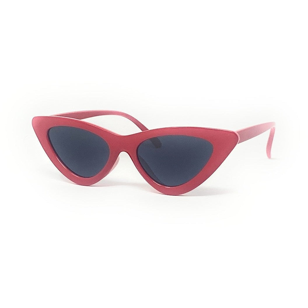 Red Vintage Retro Cat Eye Sunglasses