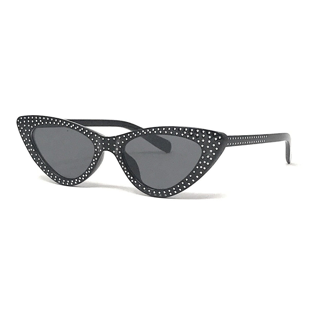 Black and White Polka Dot 1950s Vintage Sunglasses