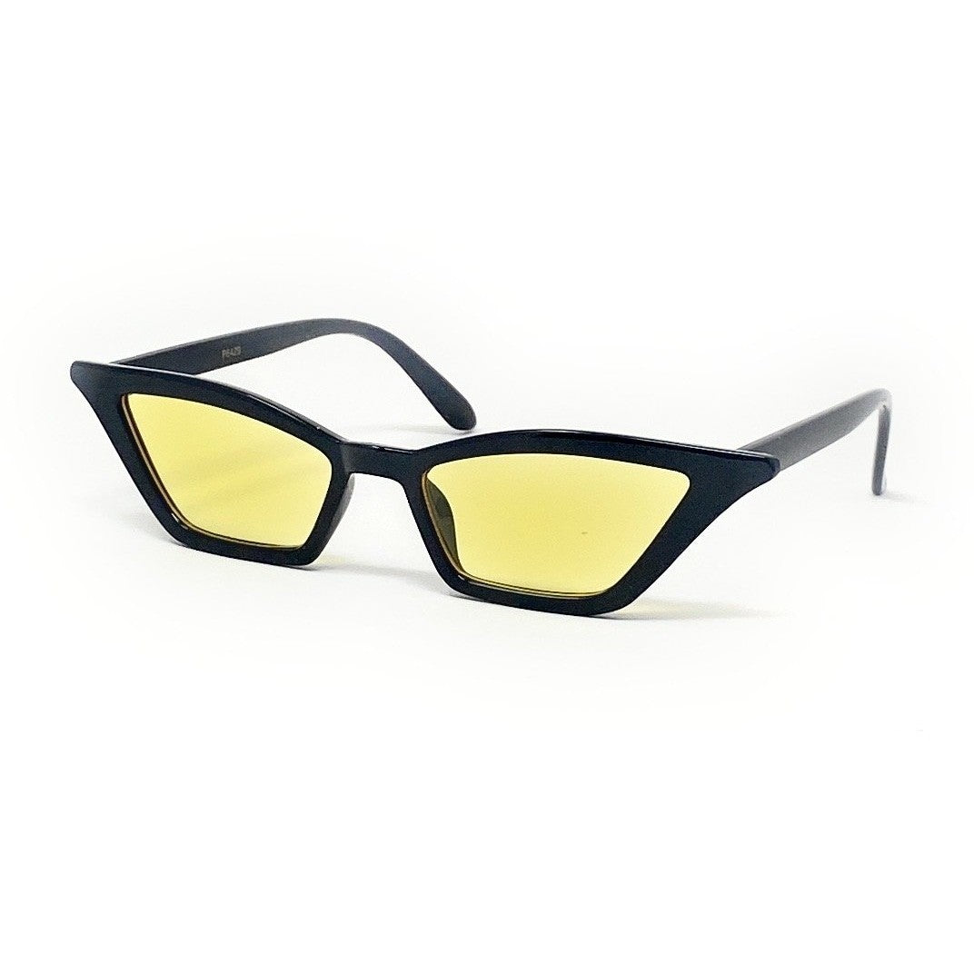 Black and Yellow 1950s Vintage Sunglasses