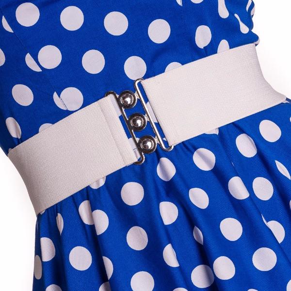 White Retro Webbing Belt - Pretty Kitty Fashion