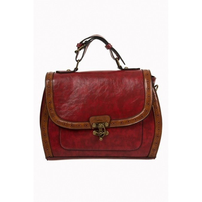Red Vintage Retro Hand Bag