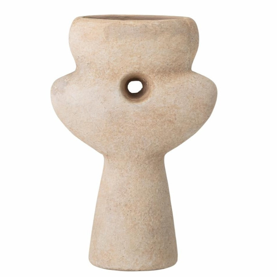 Natural Sculptural Terracotta Vase