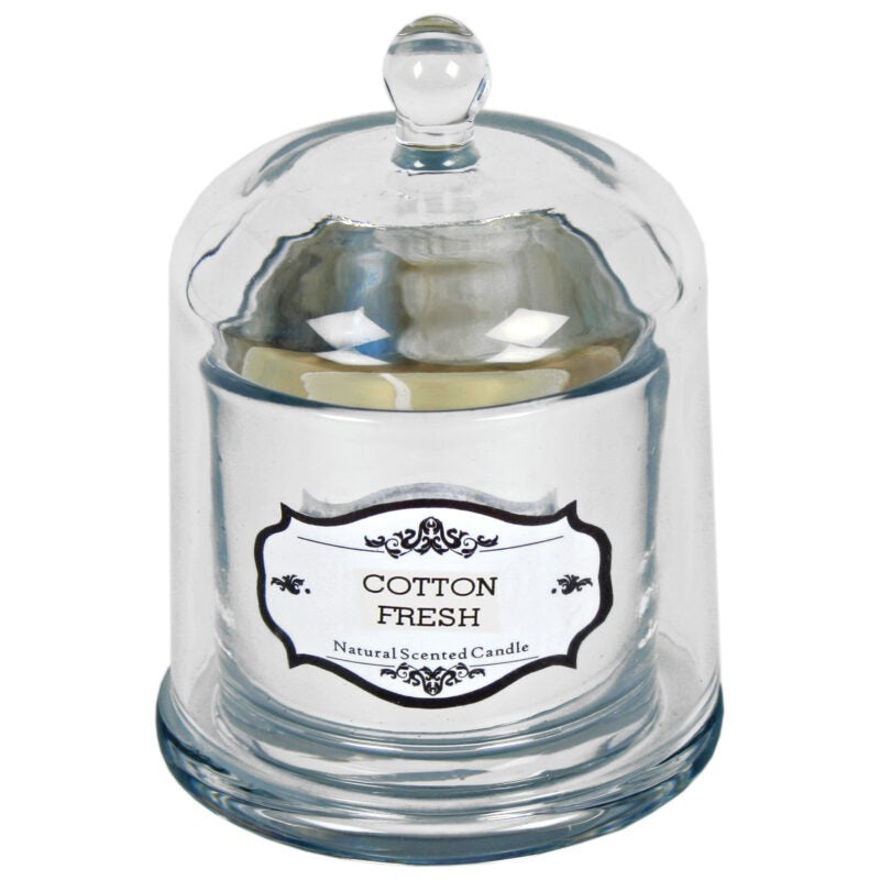 Cotton Fresh Natural Scented Bell Jar Candle