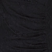 Black Lace 3/4 Sleeve Vintage Bodycon Wiggle Dress - Pretty Kitty Fashion