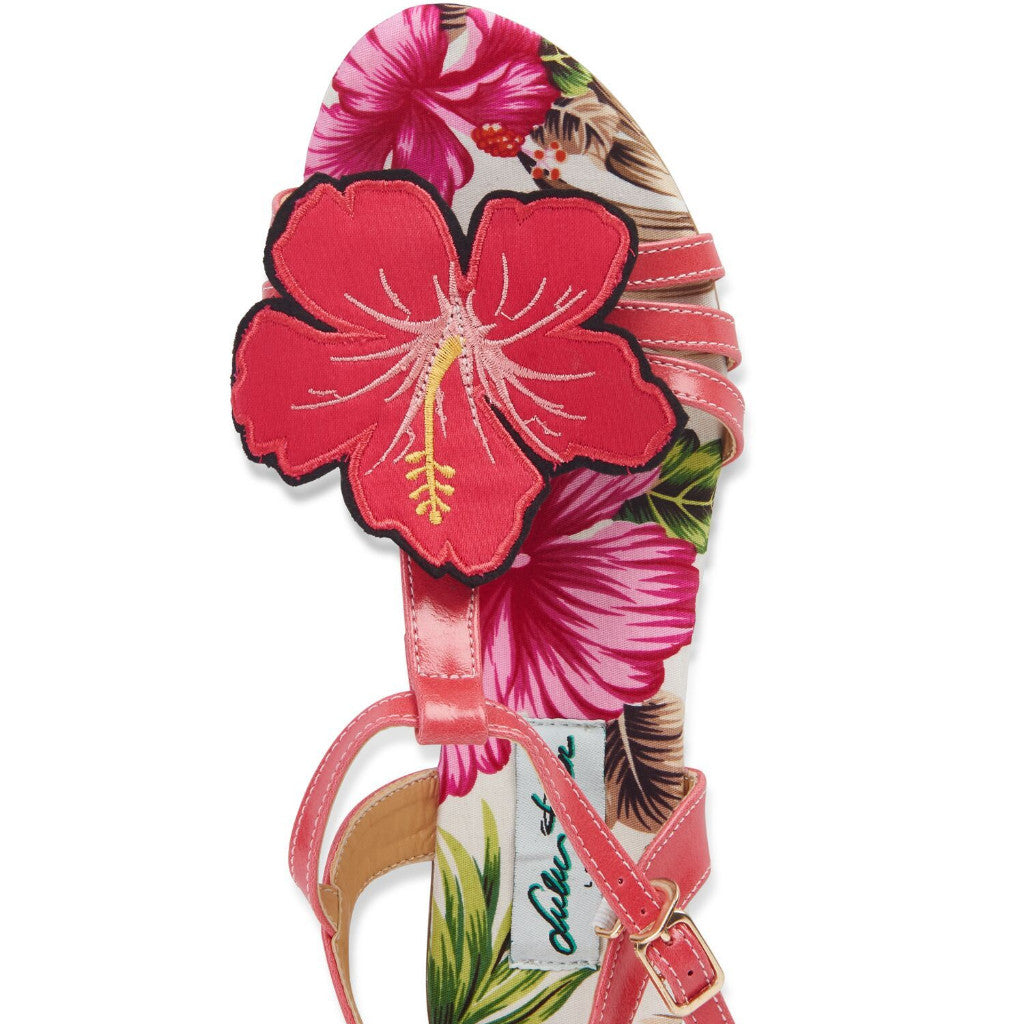 Hibiscus discount flip flops