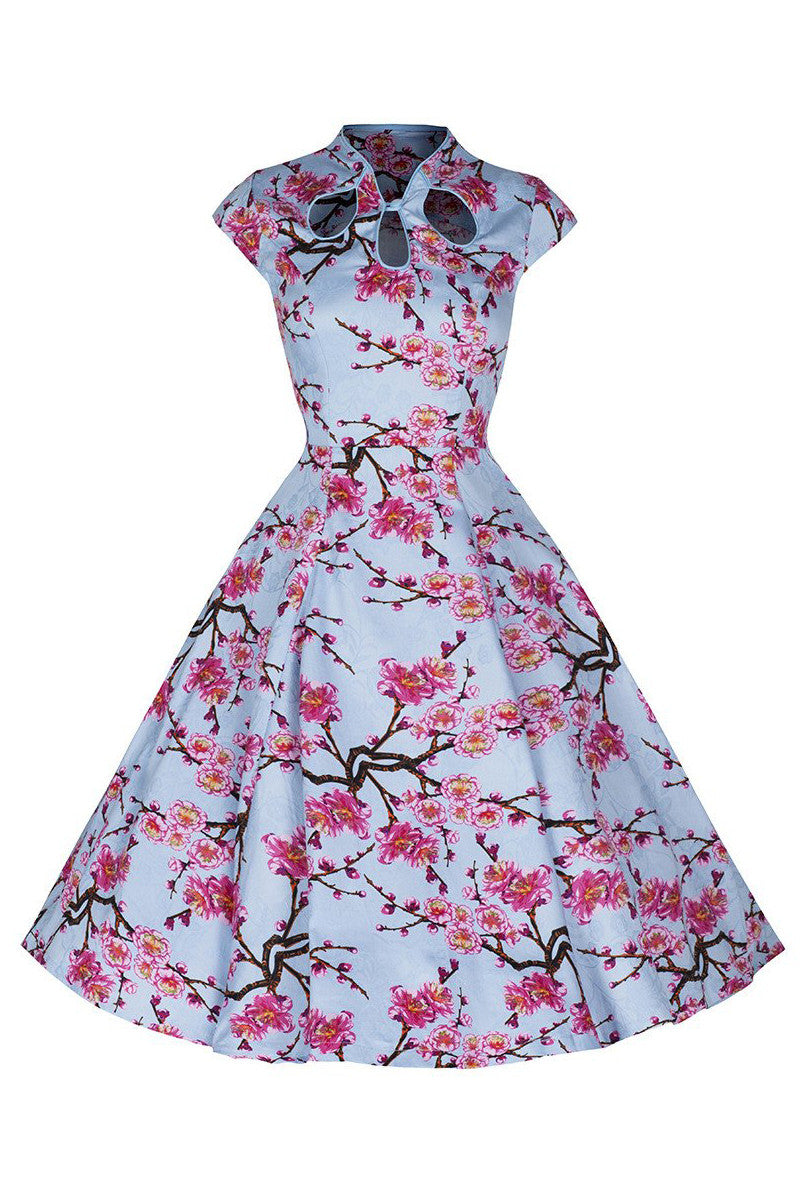 Sky blue vintage dress store
