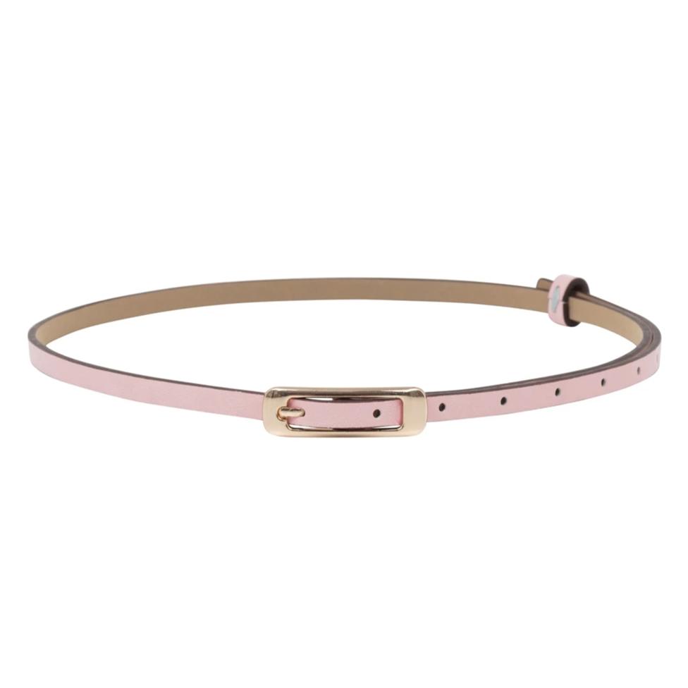 Pink Belt With Gold Buckle - Pretty Kitty Fashion