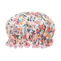 Pink Floral Print Shower Cap - Pretty Kitty Fashion