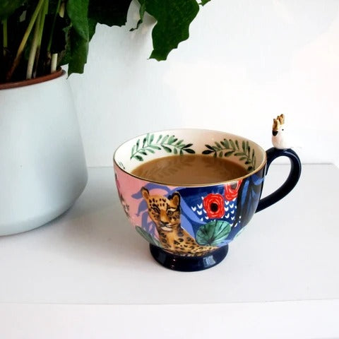 Frida Kahlo Inspired Tropical Cup