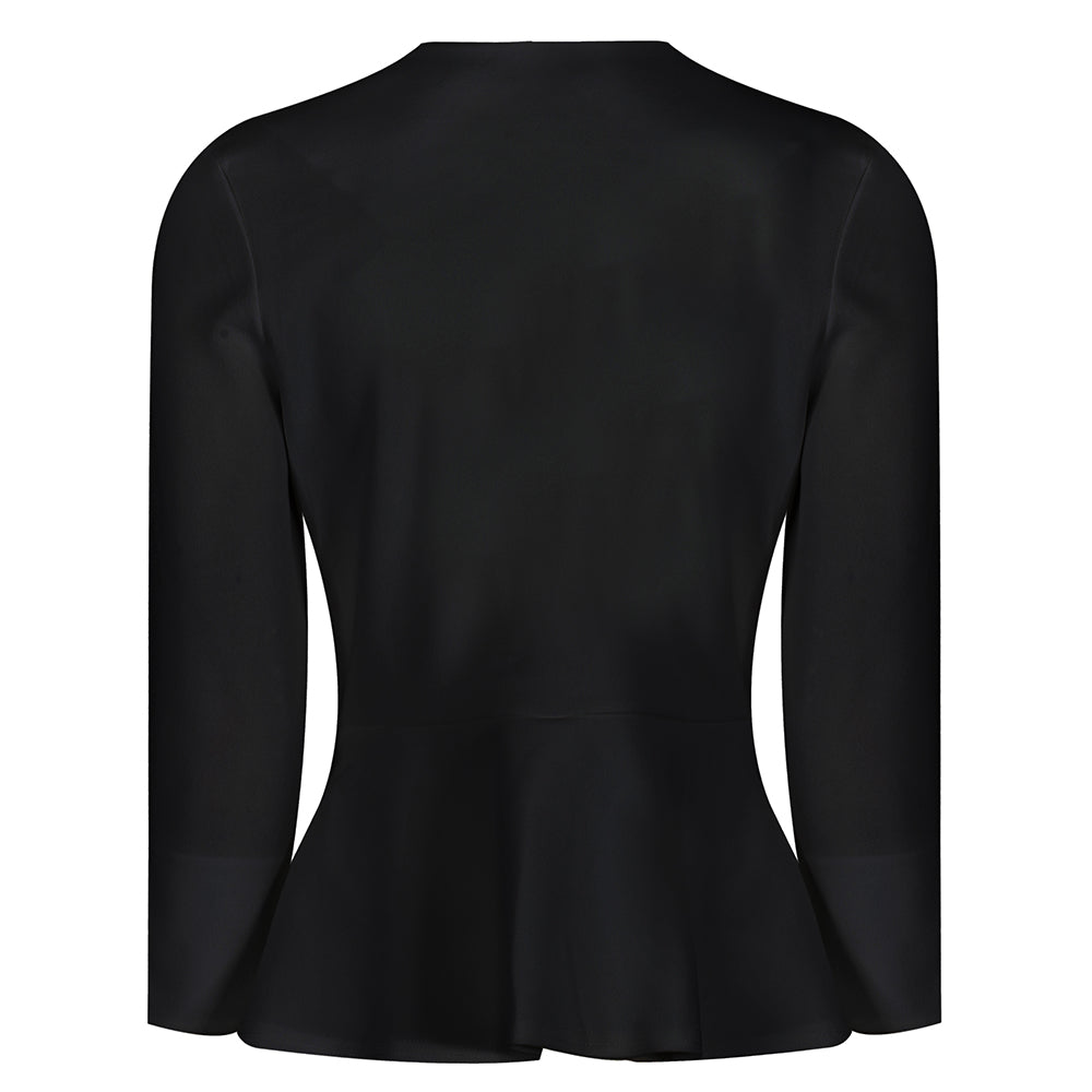 Black long sleeve jacket hotsell