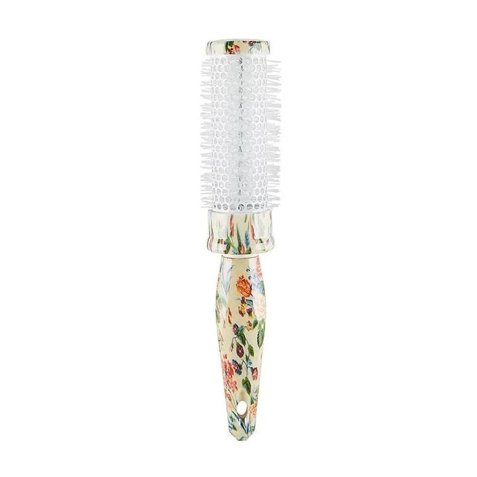 Floral Round Blow Dry Hair Brush - Pretty Kitty Fashion